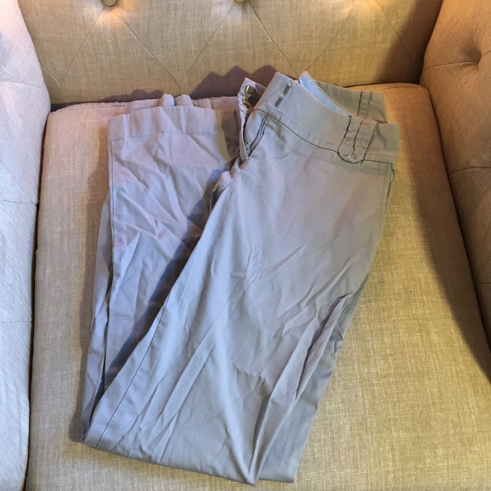 Loft Jolie casual dress pant. Light blue/grey